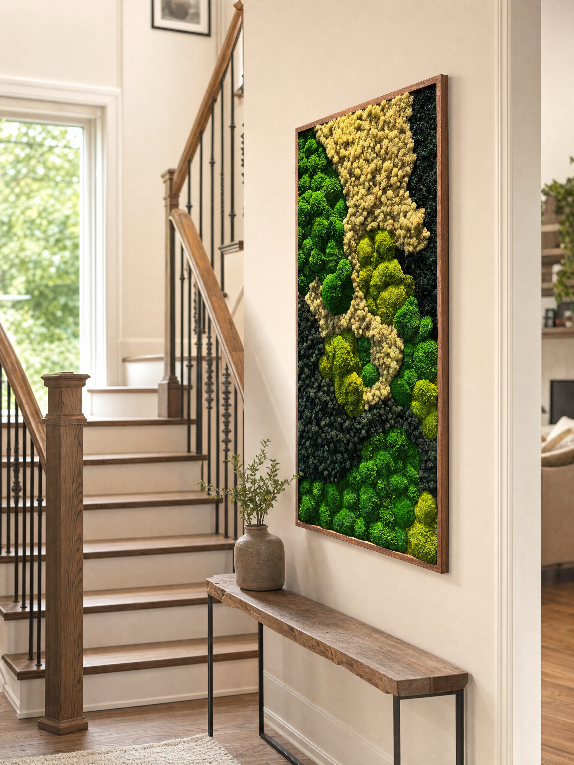 Landscape Forest Moss Art Frame – The Moss Shop