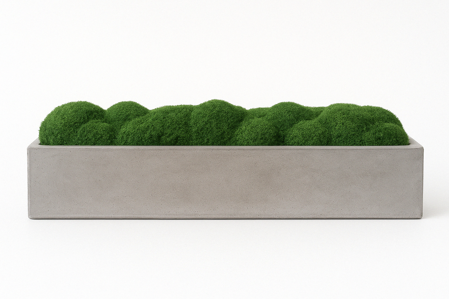 Stone and Green Serenity Restoration Concrete Planter Moss Bowl
