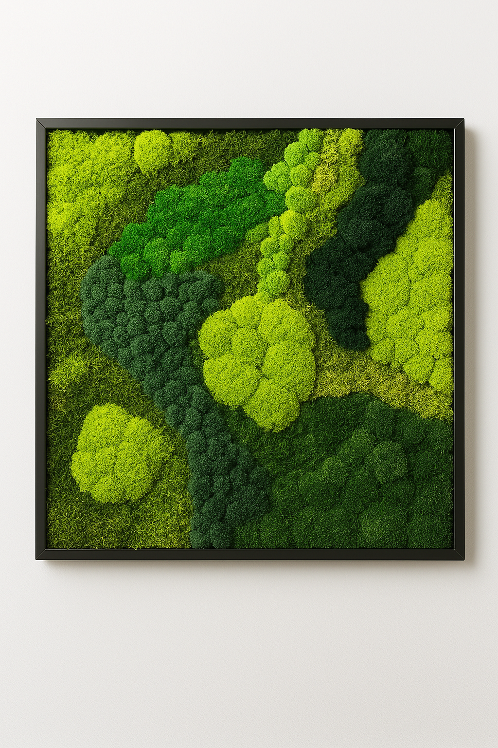 The Contrast Moss Art Frame (Without Leaves)
