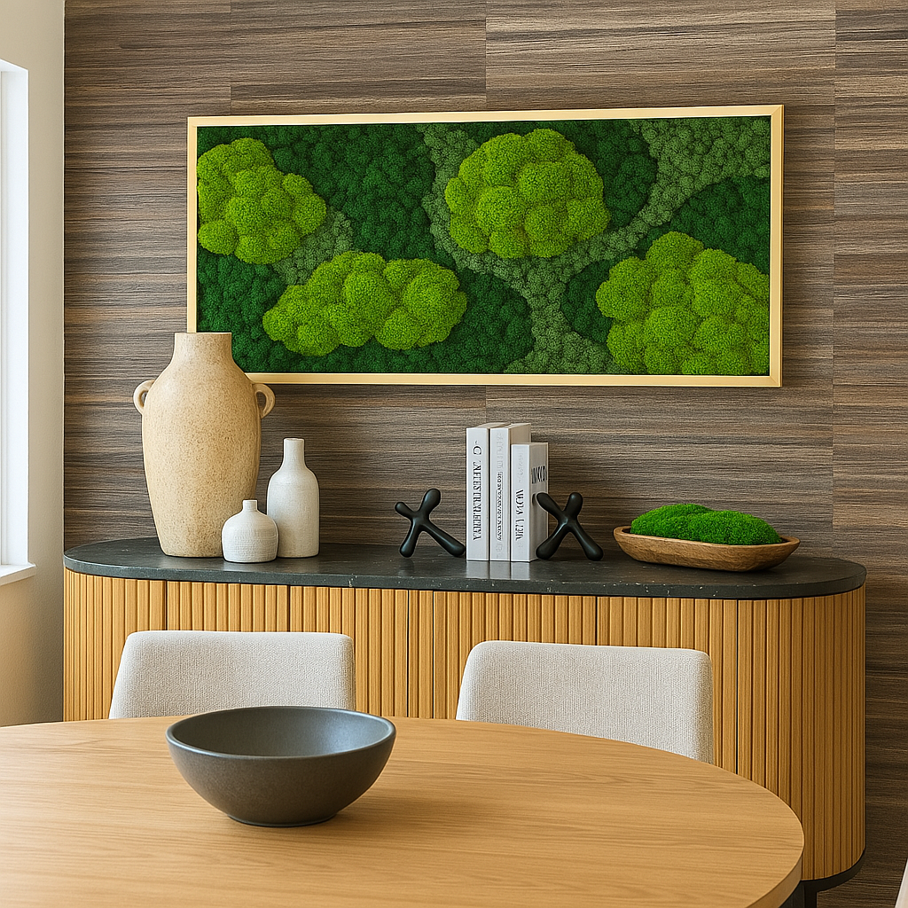 Top of the Forest Moss Art Frame