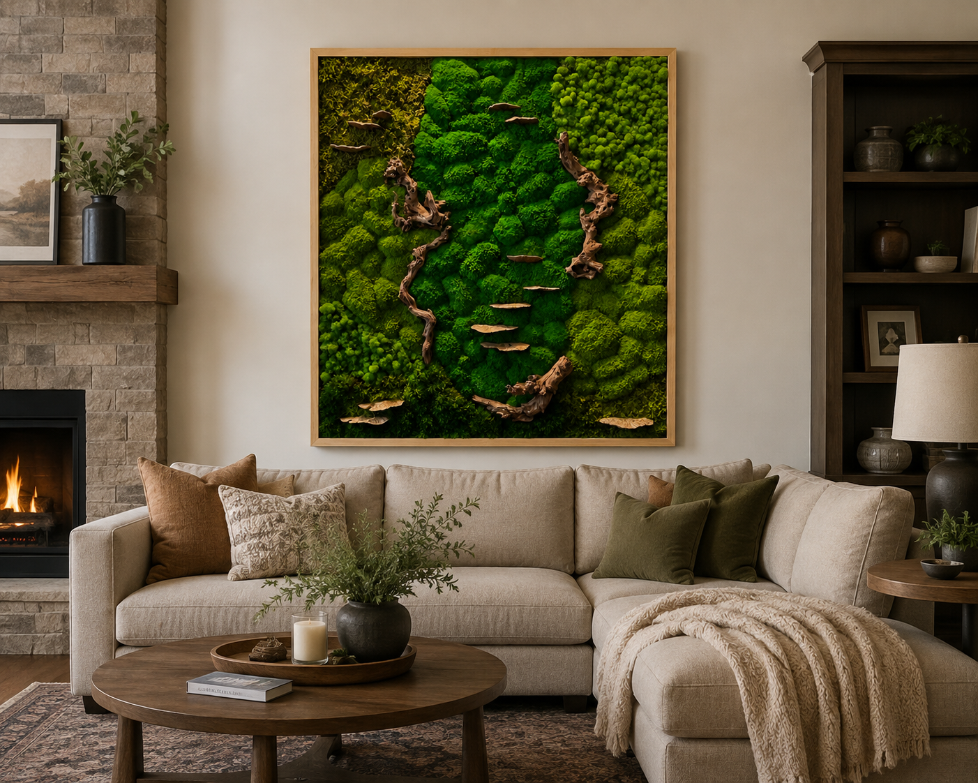 Drifted Woodlands Moss Art Frame – The Moss Shop