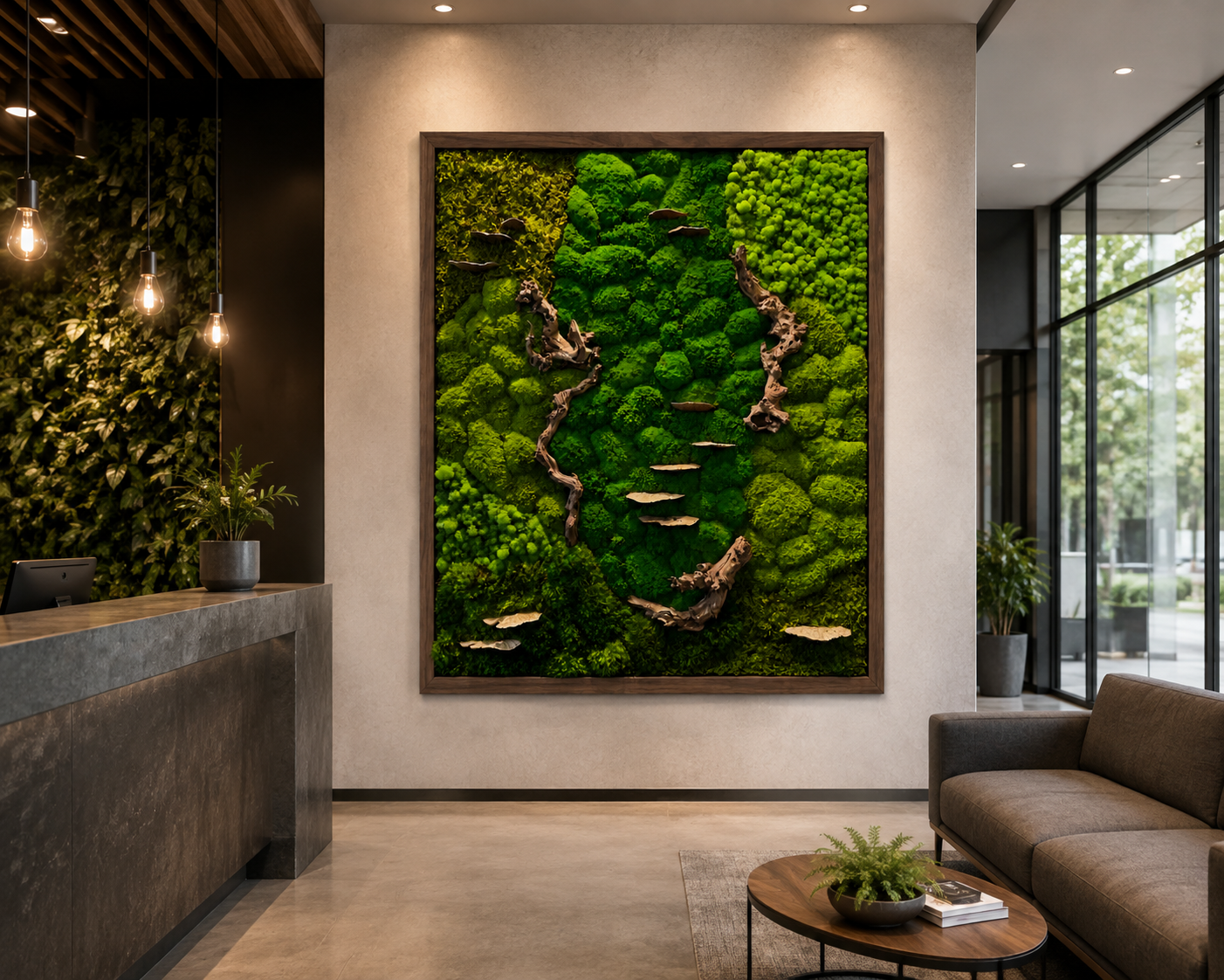 Drifted Woodlands Moss Art Frame – The Moss Shop