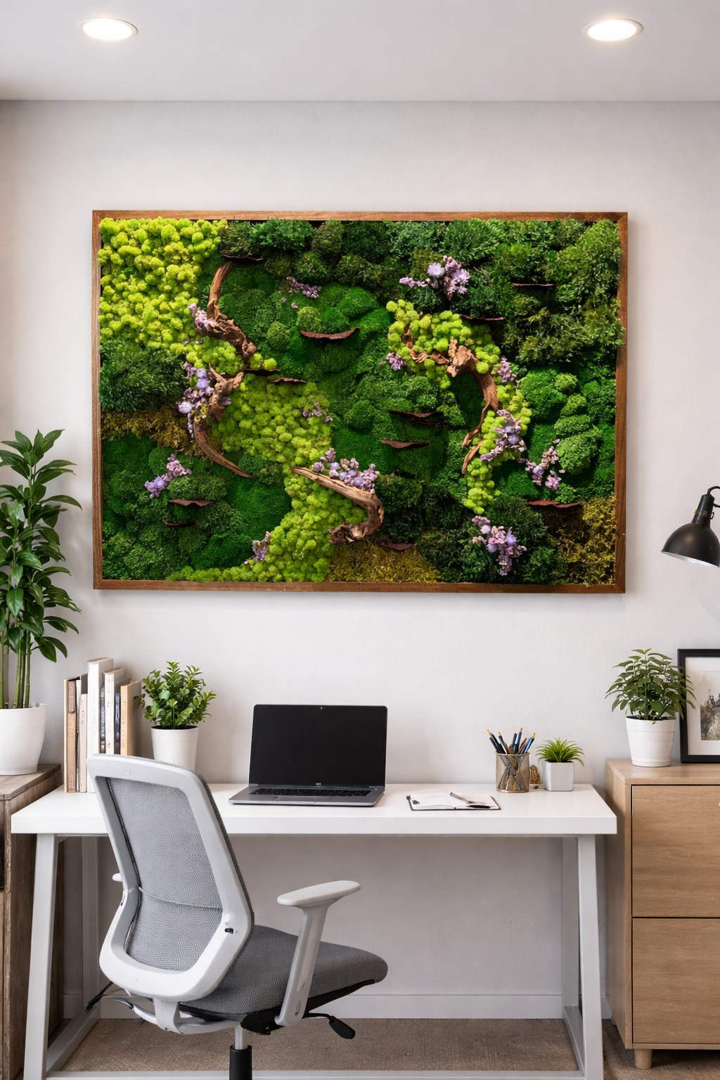 Purple Woods Moss Art Frame – The Moss Shop