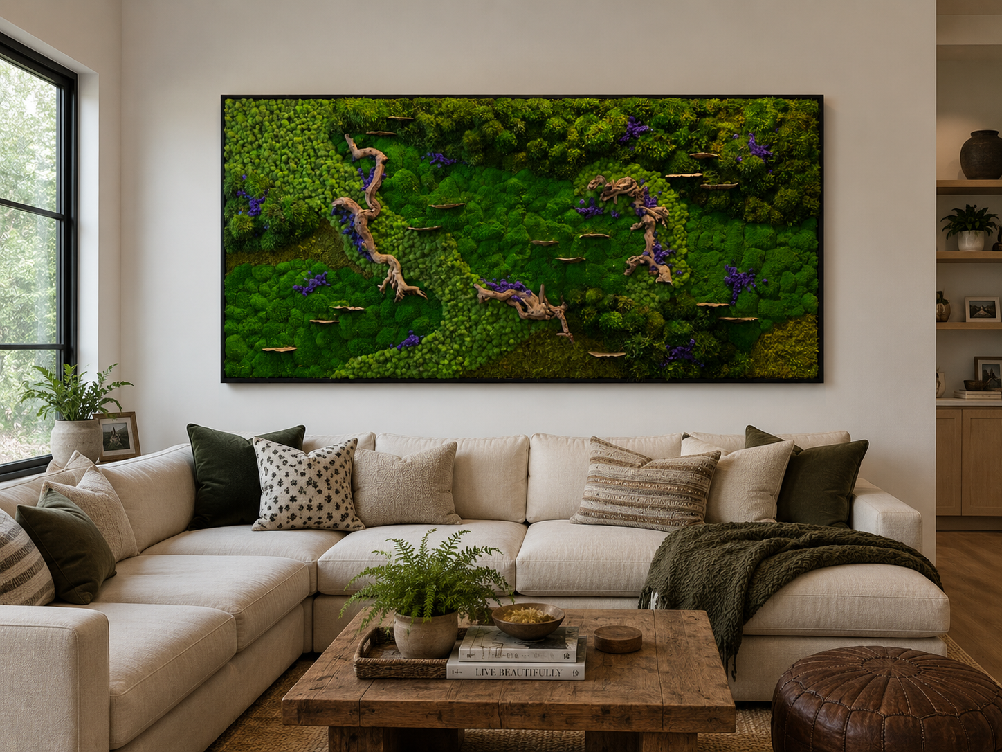 Purple Woods Moss Art Frame – The Moss Shop