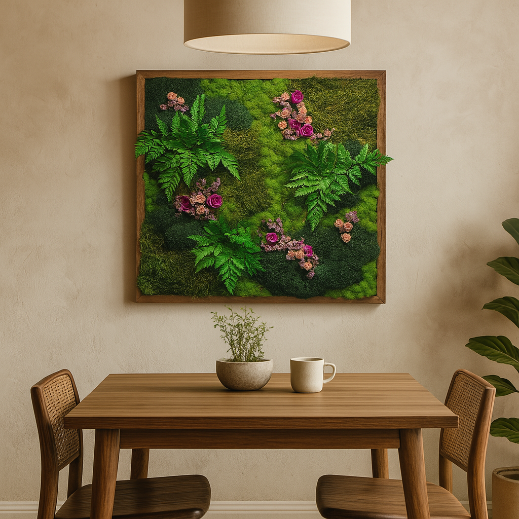 Woodland Romance Moss Art Frame