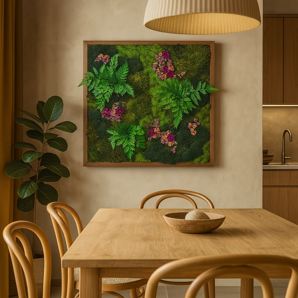 Woodland Romance Moss Art Frame