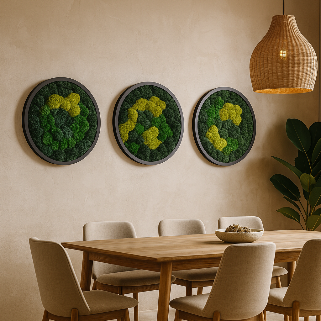 Interstellar Moss Art Circle Frame (One Piece)
