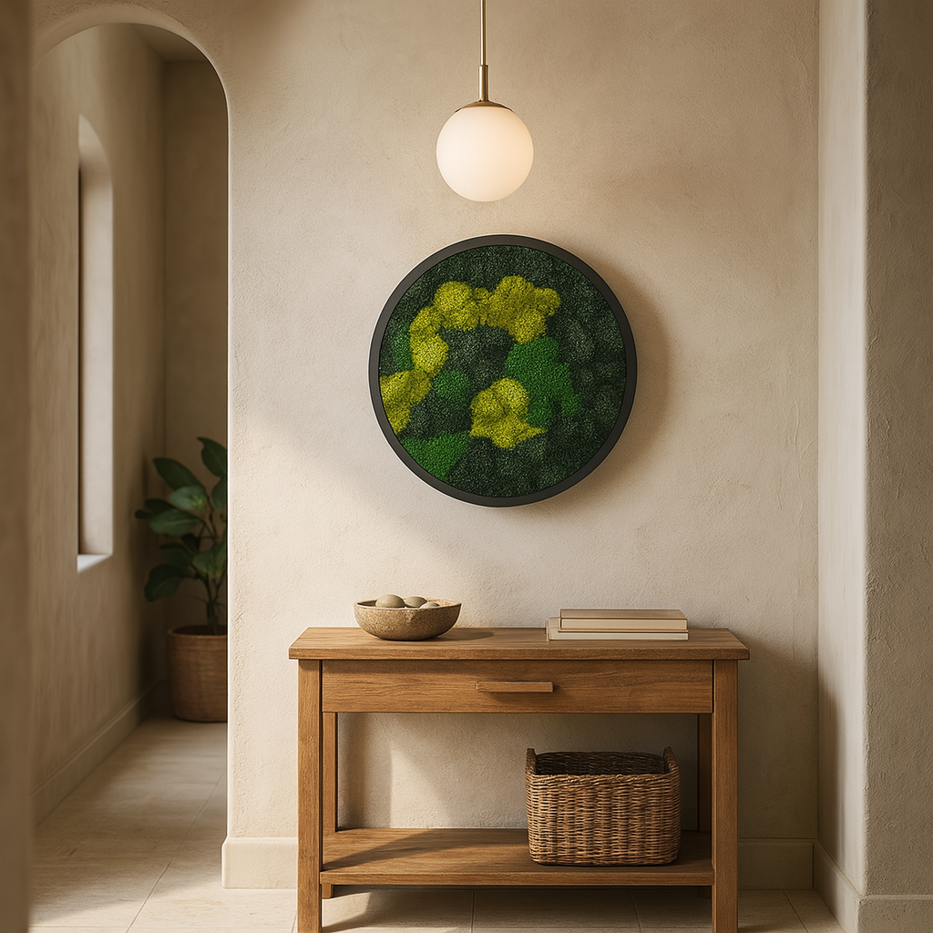 Interstellar Moss Art Circle Frame (One Piece)