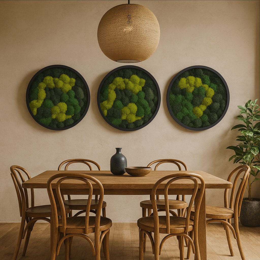 Interstellar Moss Art Circle Frame (One Piece)