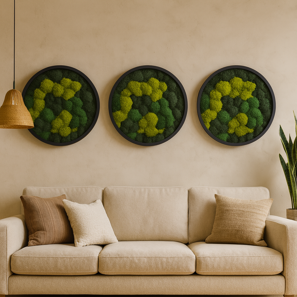 Interstellar Moss Art Circle Frame (One Piece)
