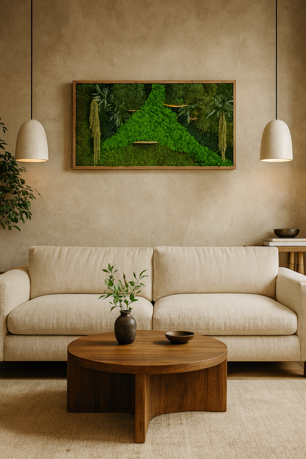The Woodsy Jungle Moss Art Frame