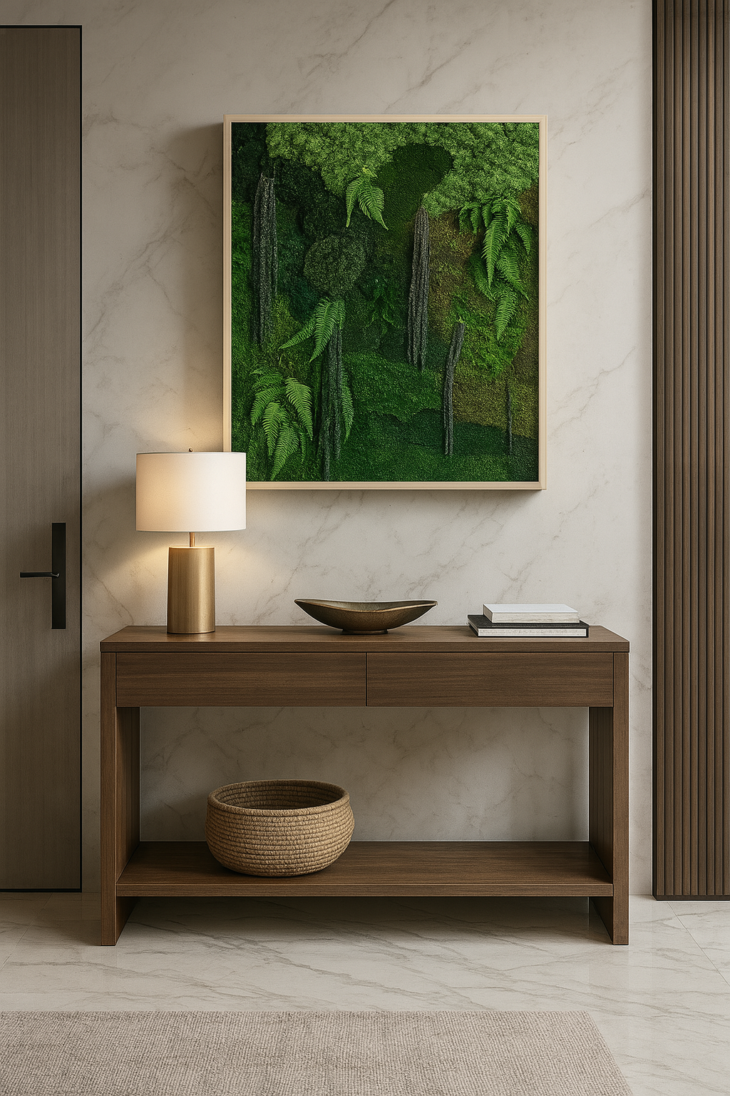 The Deep Forest Moss Art Frame