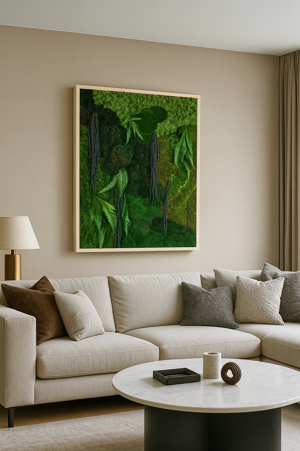 The Deep Forest Moss Art Frame