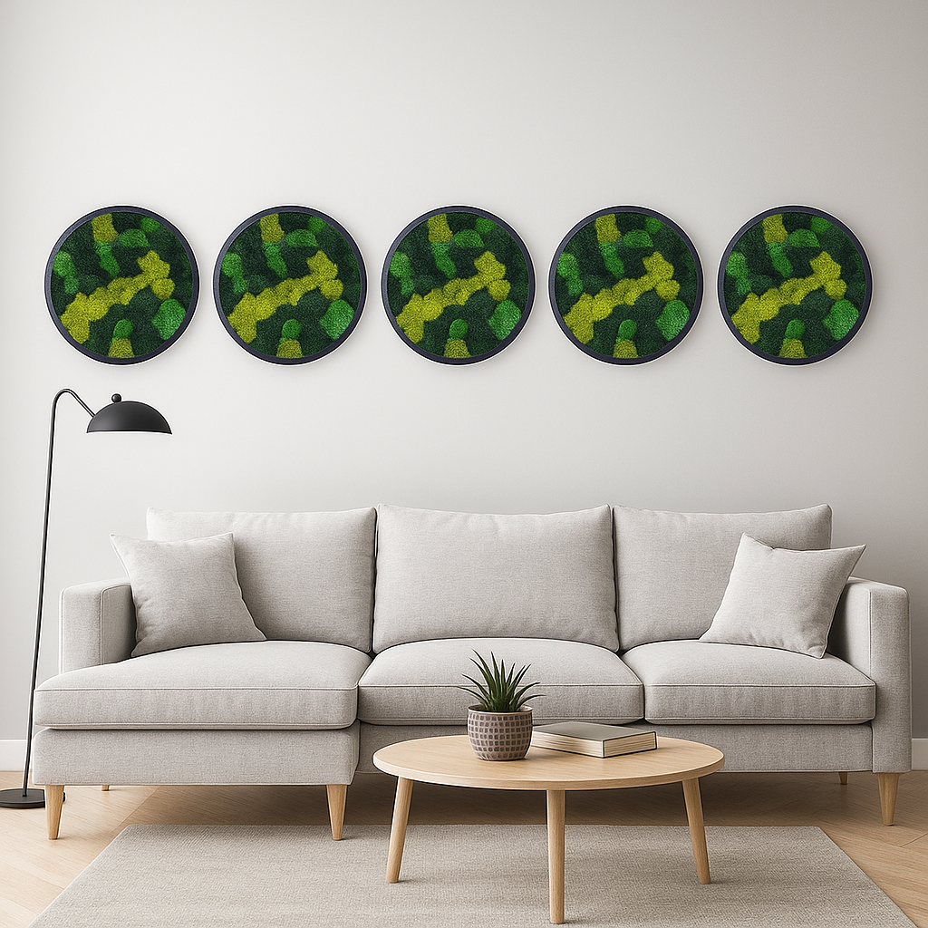 Interstellar Moss Art Circle Frame (One Piece)