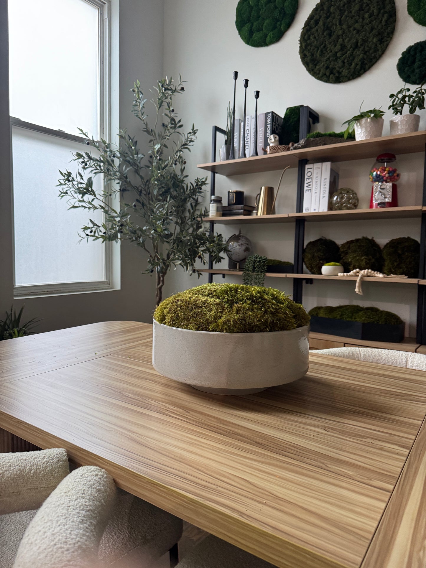 Cantur Footed Moss Bowl
