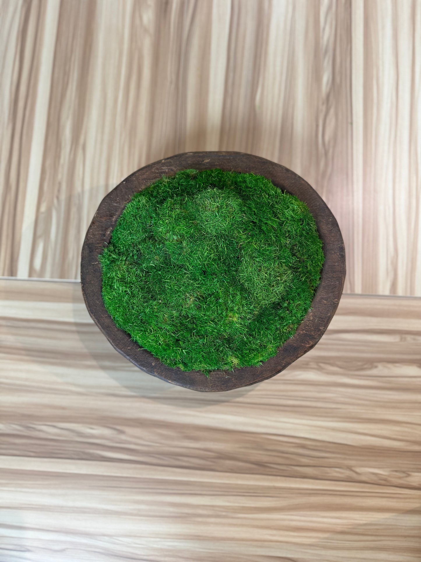 10" Round Farm Table Moss Dough Bowl