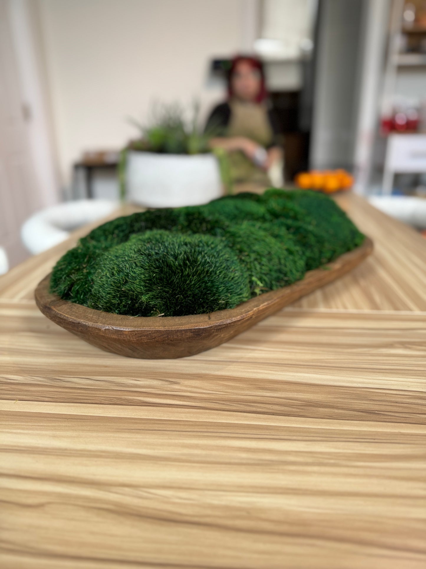 12x20" Grand Fluffy Moss Bowl