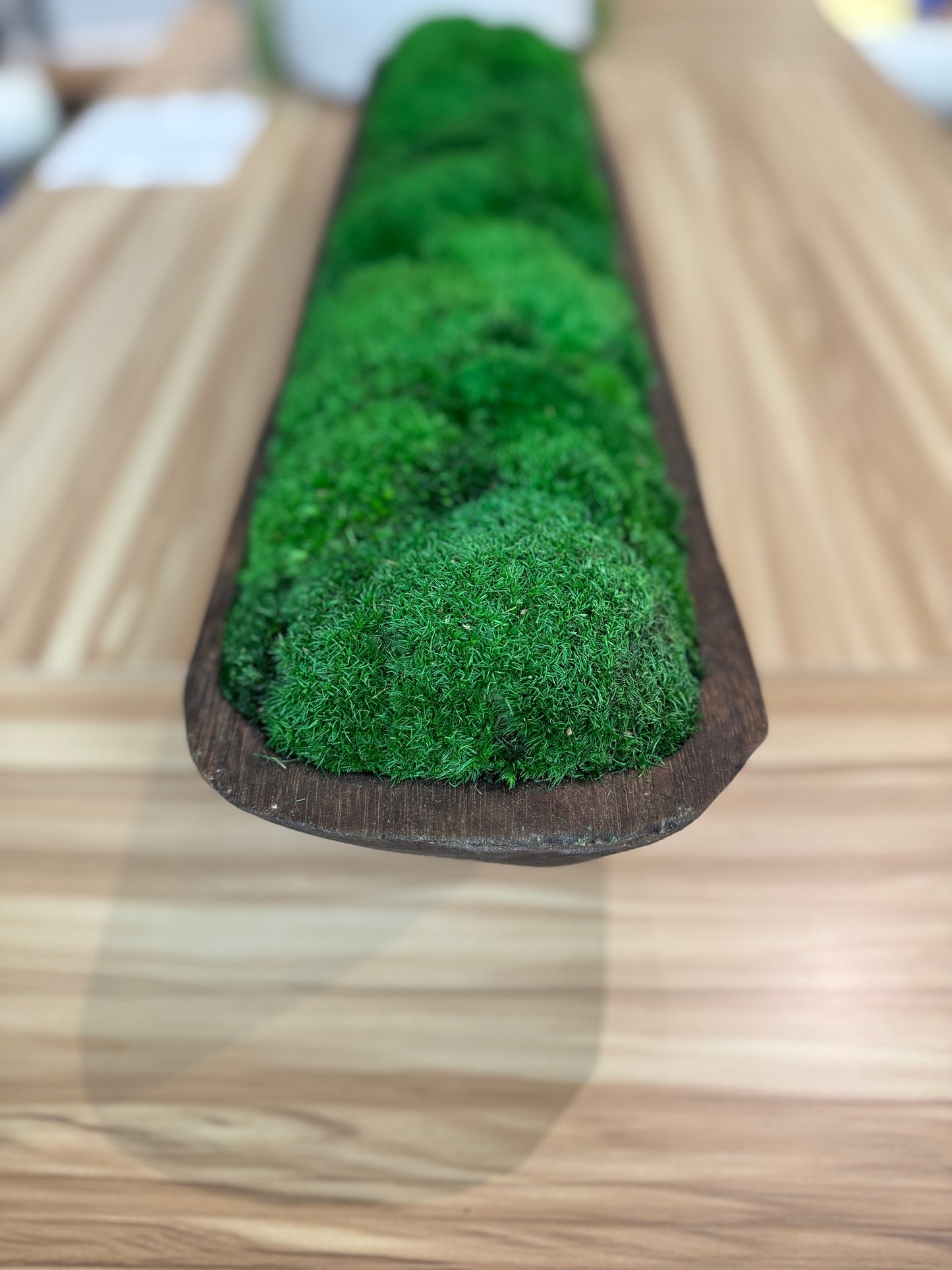 26" Dark Trough Moss Bowl