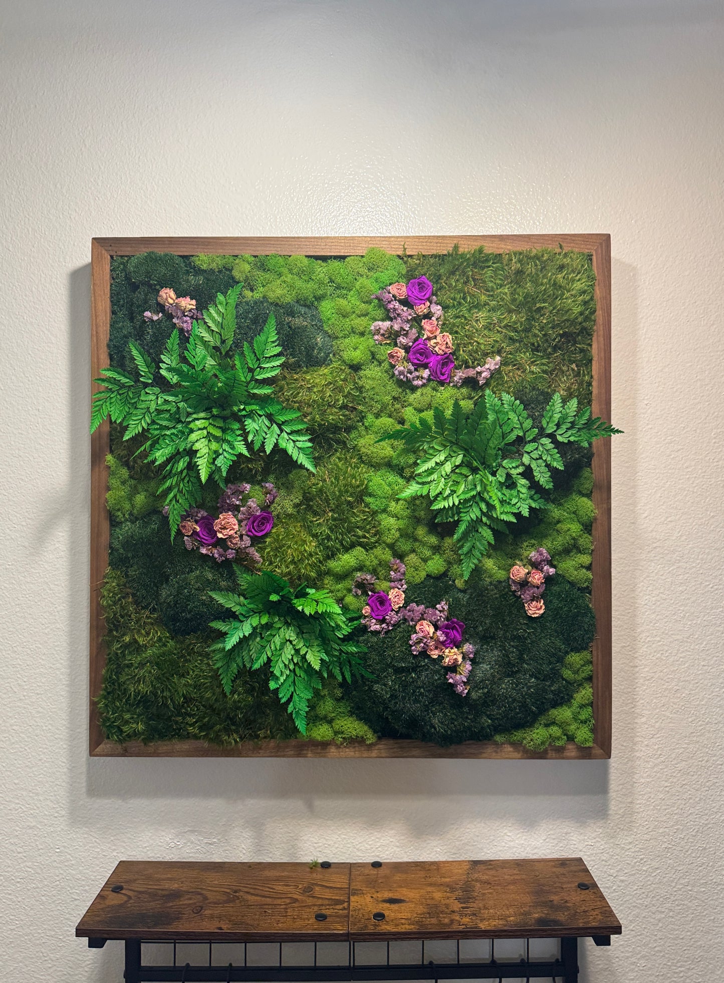 Woodland Romance Moss Art Frame