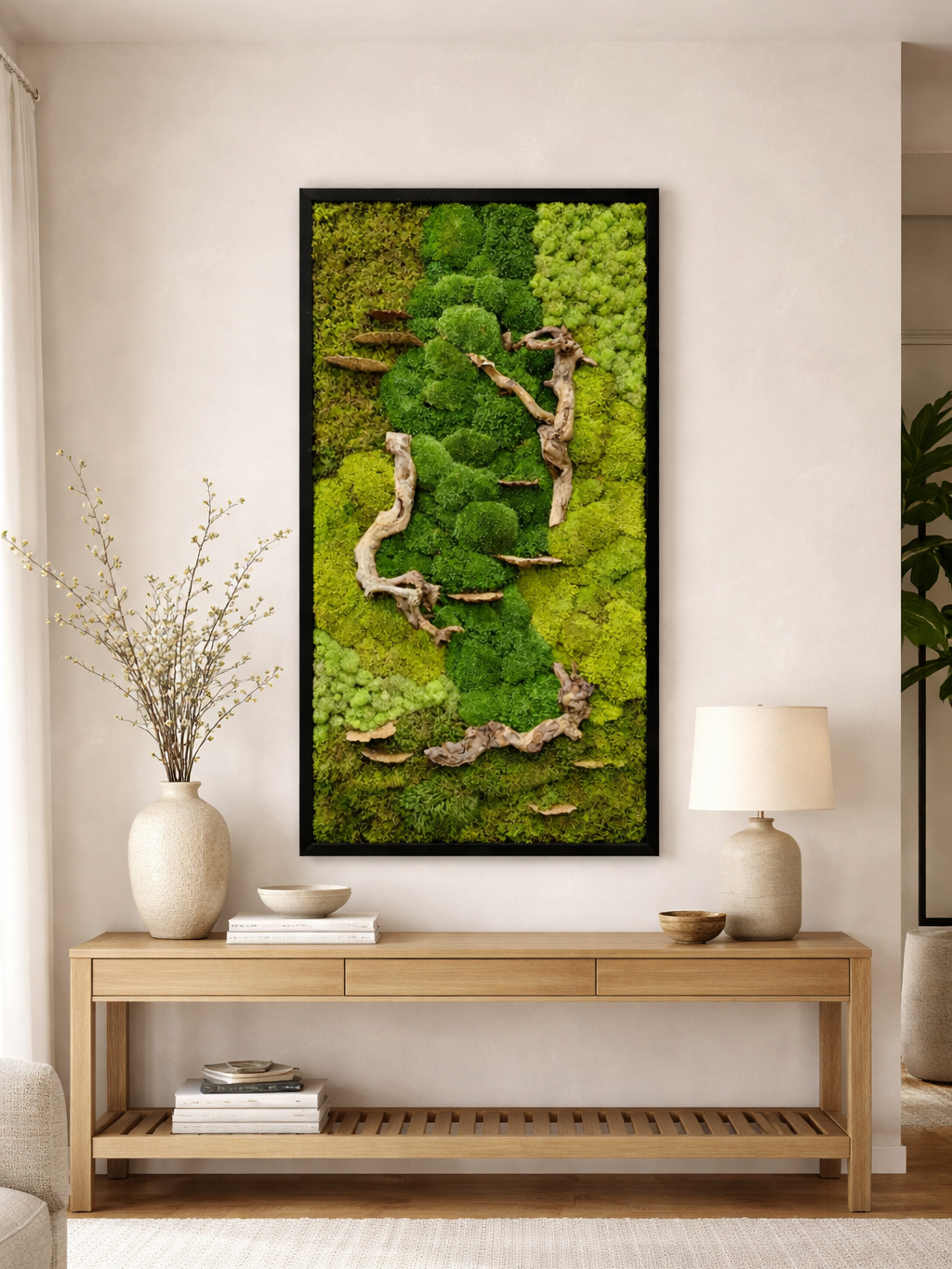 Drifted Woodlands Moss Art Frame – The Moss Shop