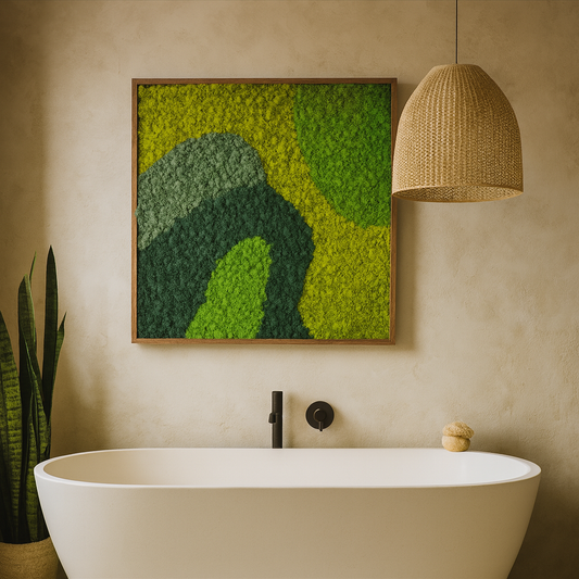 How Moss Art Supports Sustainable Interior Design