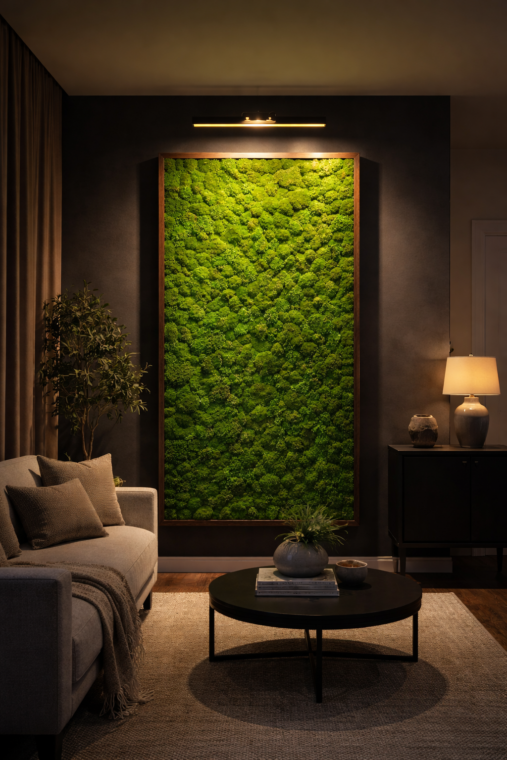How Moss Art Improves Acoustics in a Room