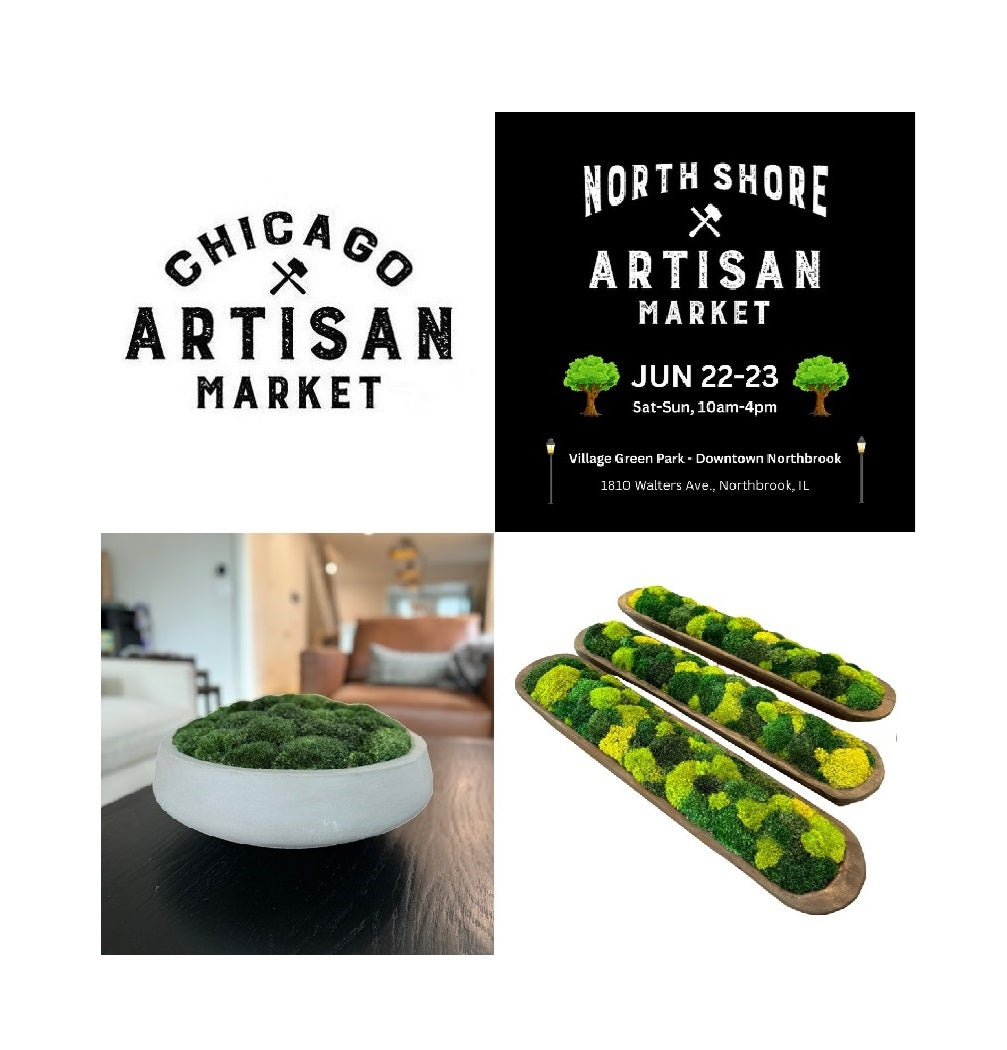 The Moss Shop at the Chicago Artisan Market in Northbrook: Don’t Miss Out!