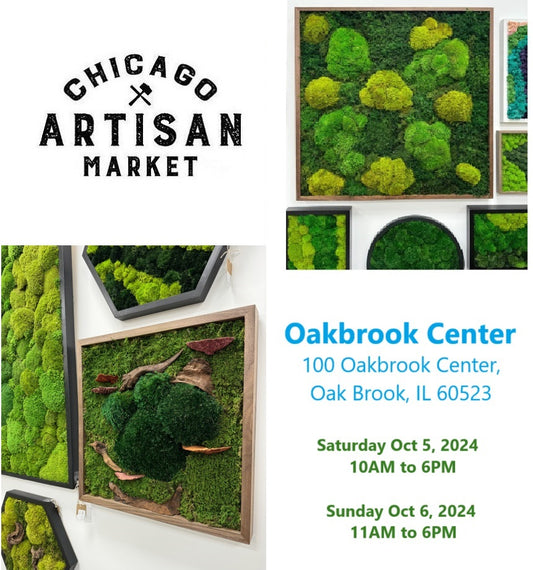 The Moss Shop at the Oakbrook Artisan Market: Experience Nature-Inspired Art