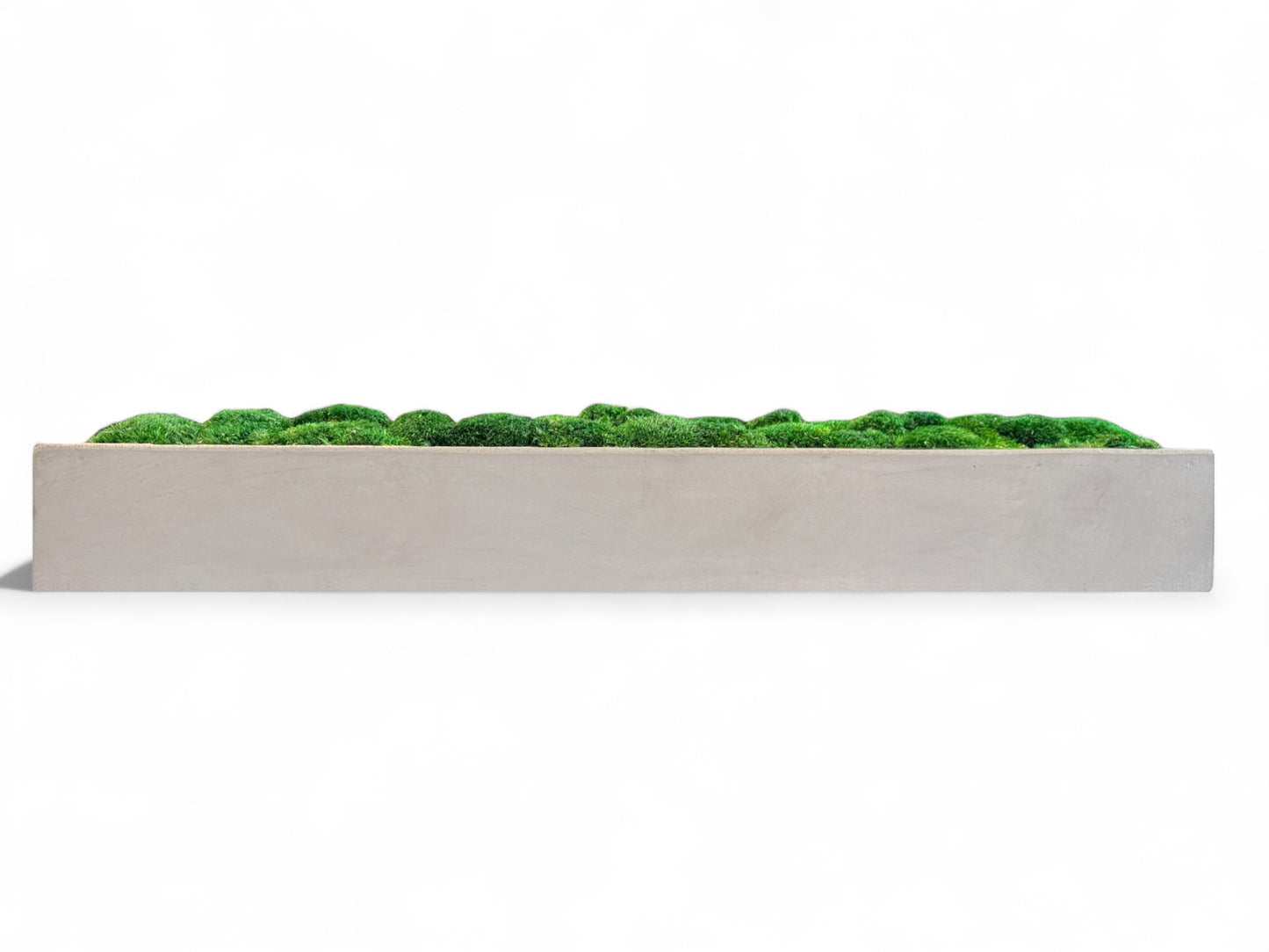 Restoration  Concrete Planter Moss Bowl 32" (Green Grass)