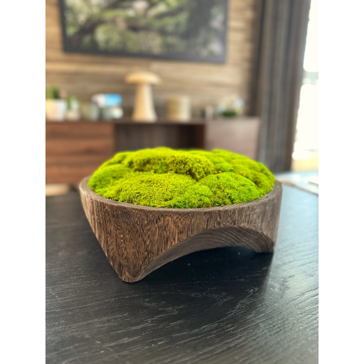 Restoration Wood Moss Bowl