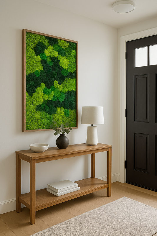 The Forestry Moss Art Frame (Vertical)