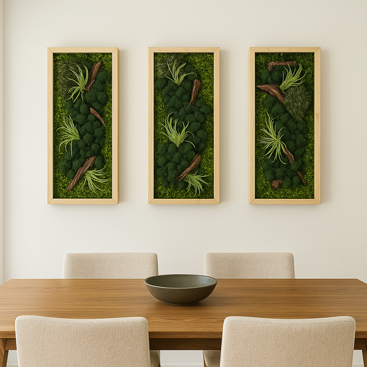 Fairy Greens Moss Art Frame (One Piece)