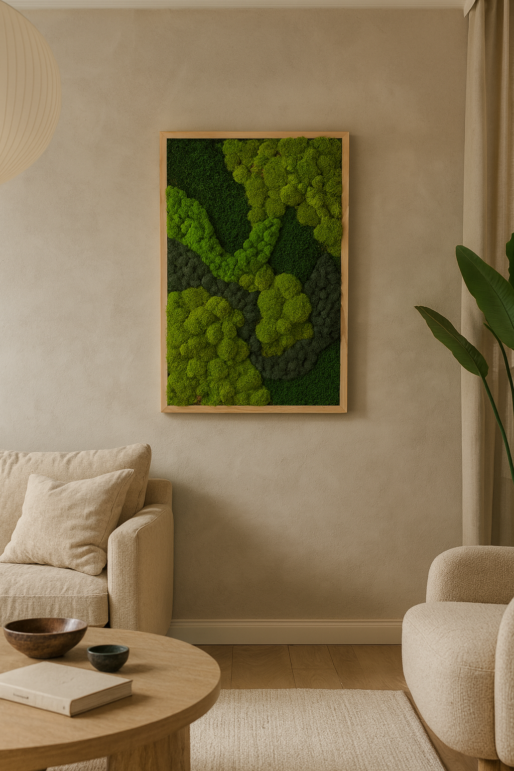 Wandering Tranquility Moss Art Frame