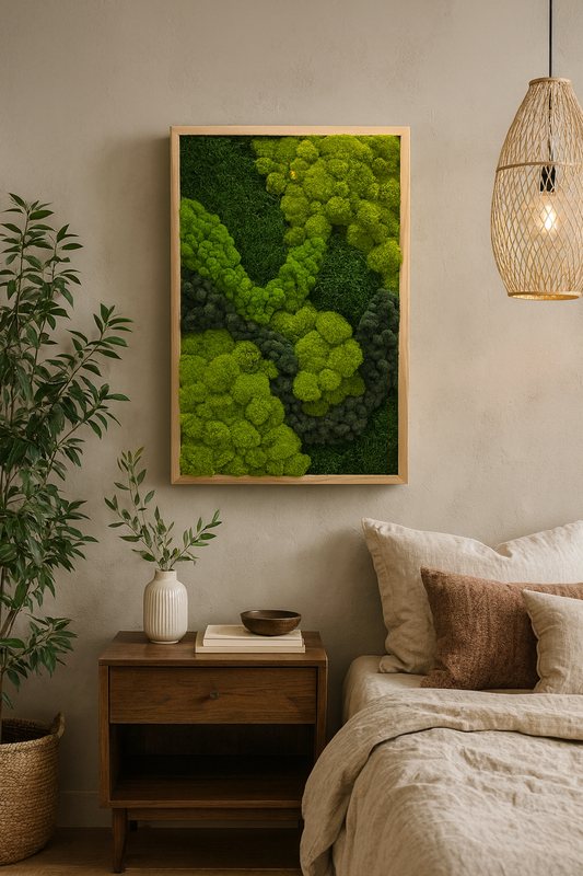 Wandering Tranquility Moss Art Frame