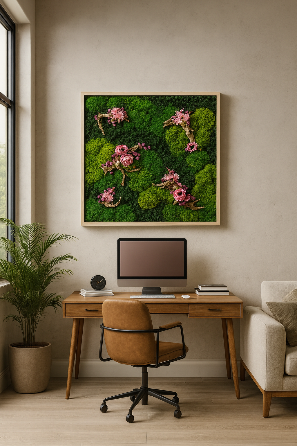 Wildwood Florals Moss Art Frame