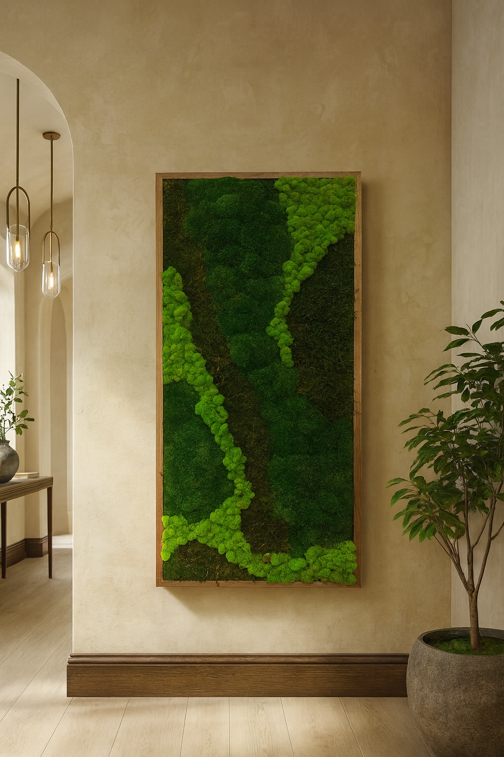The Greenery Moss Art Frame (One Piece)