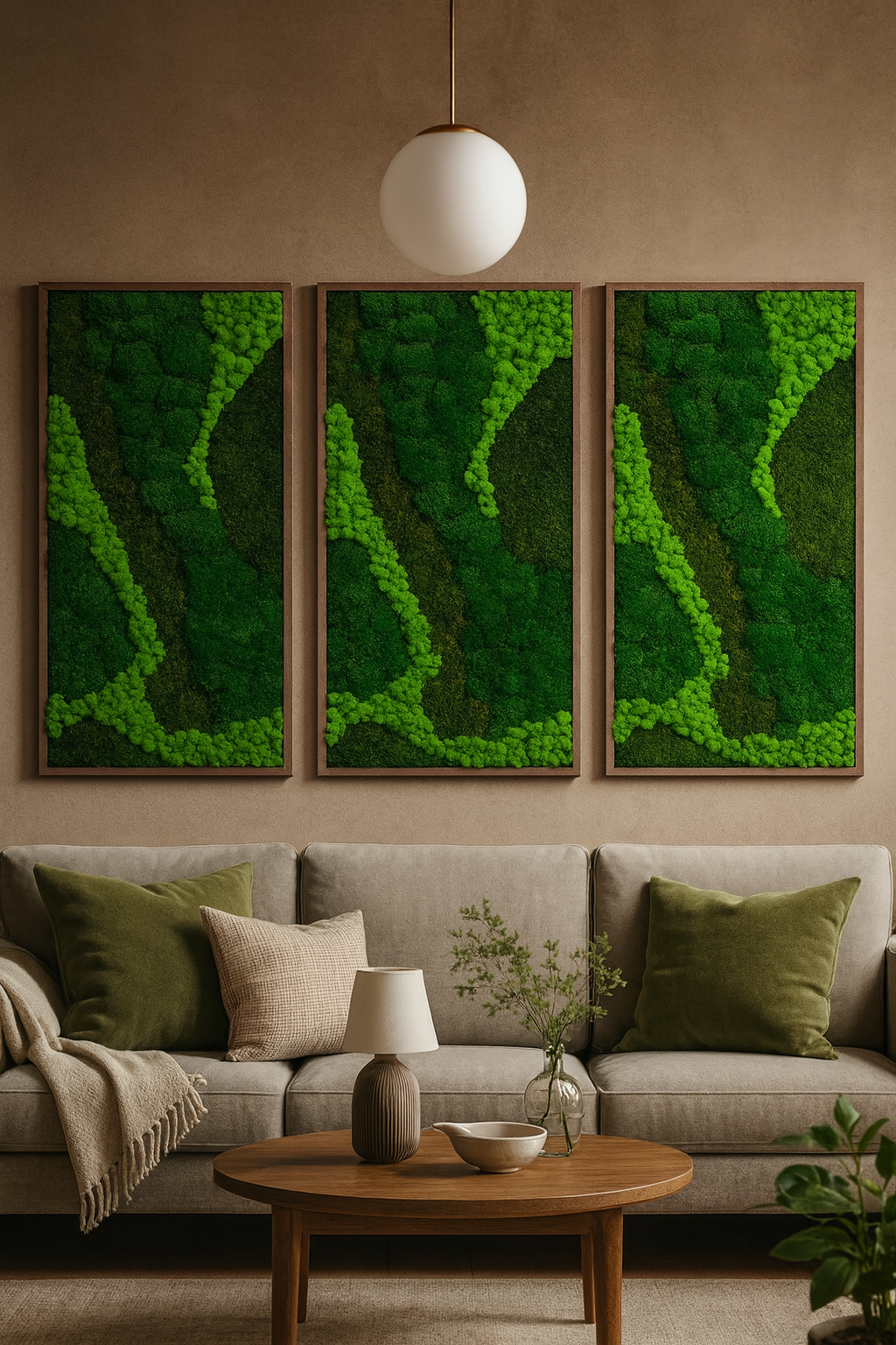 The Greenery Moss Art Frame (One Piece)