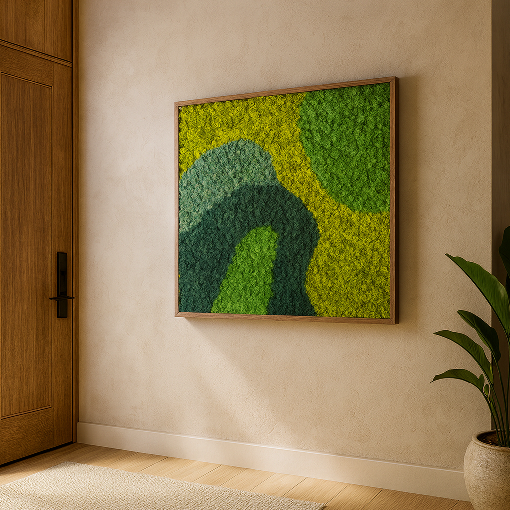Meadow Waves Moss Art Frame (One Piece)