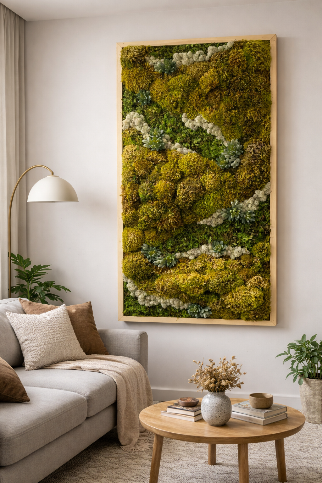 Sage & Stone Moss Art Frame