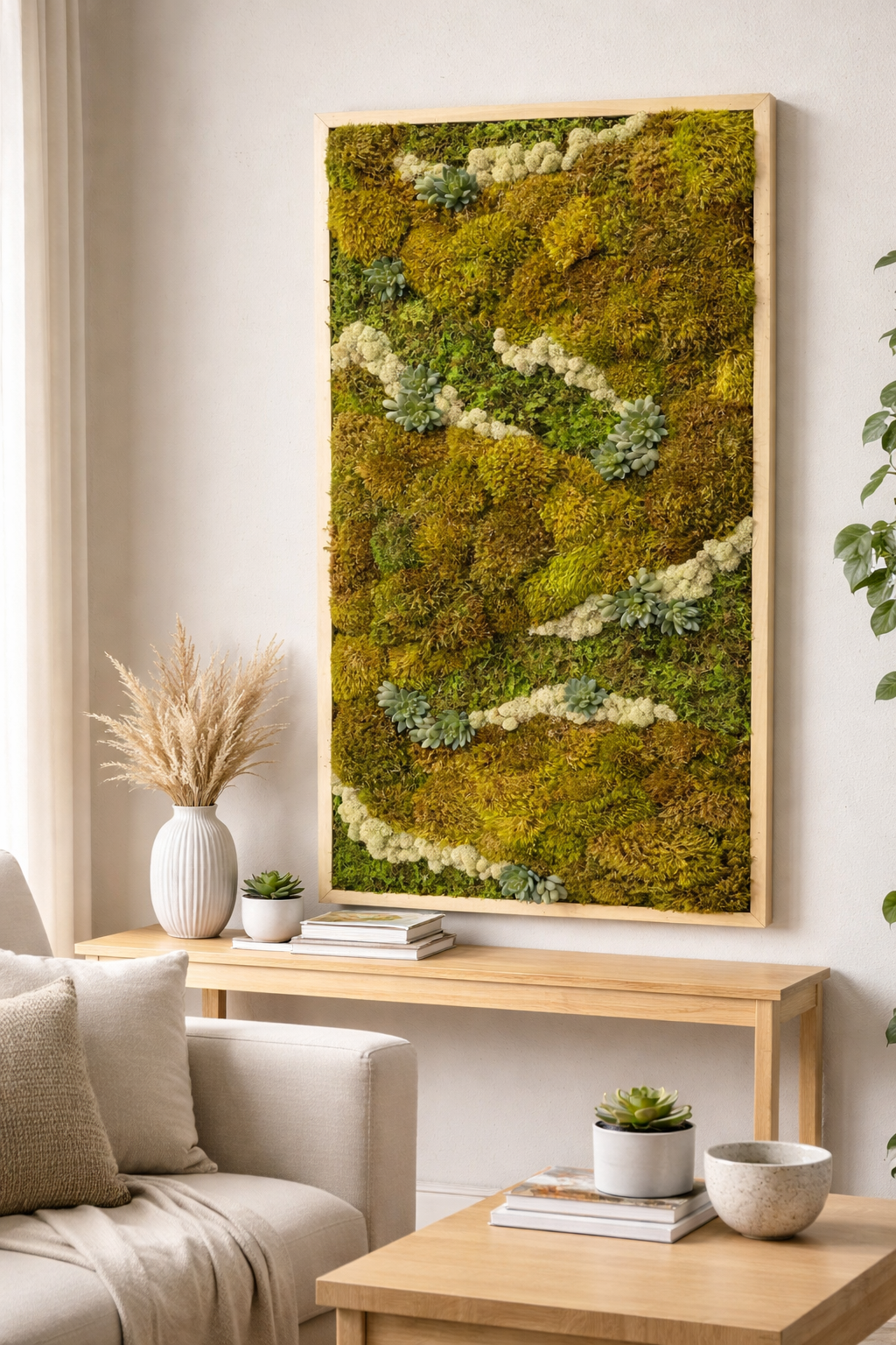 Sage & Stone Moss Art Frame