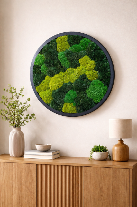 Interstellar Moss Art Circle Frame (One Piece)