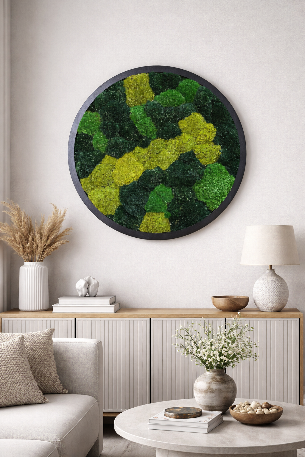 Interstellar Moss Art Circle Frame (One Piece)