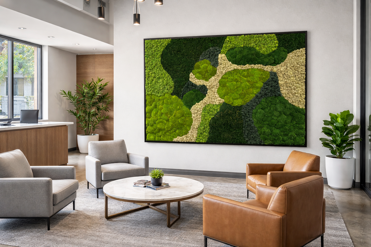 Angel's Forest Moss Art Frame (Vertical or Horizontal)