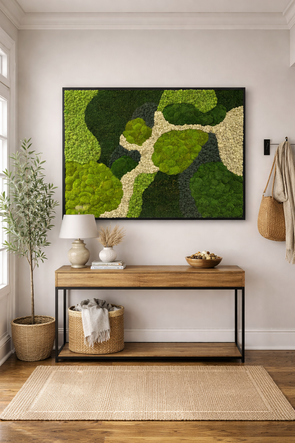 Angel's Forest Moss Art Frame (Vertical or Horizontal)