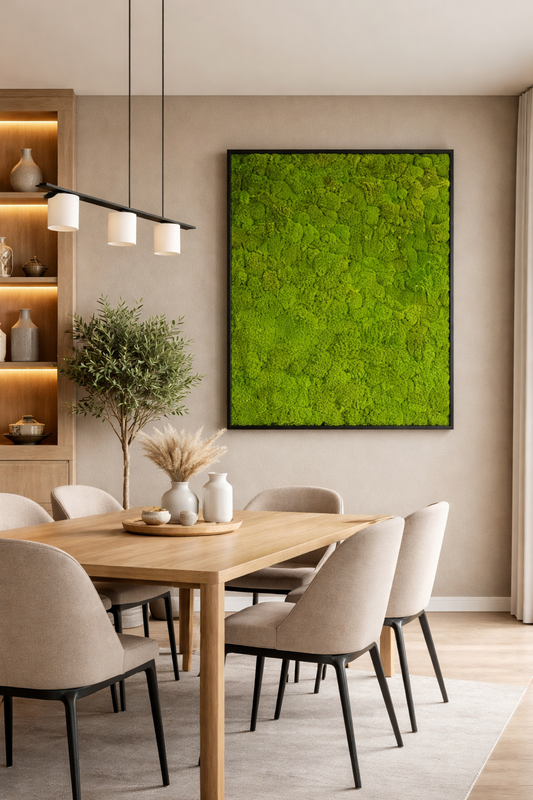 The Light Verde Moss Art Frame (One Piece)