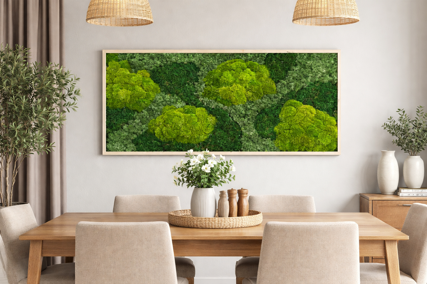 Verdant Isles Moss Art Frame