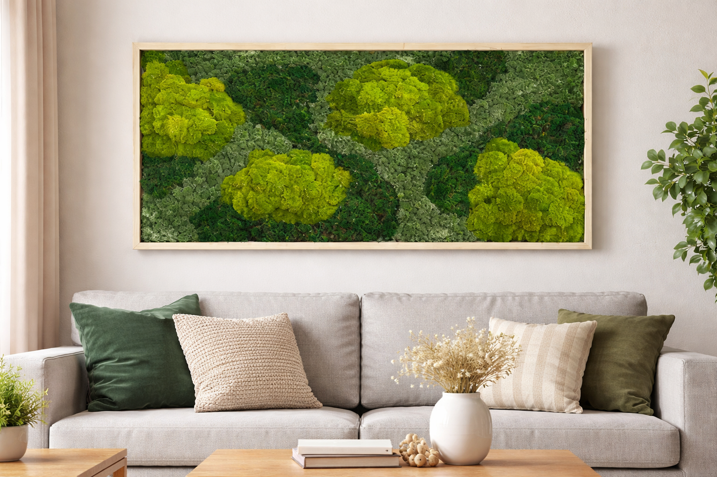 Verdant Isles Moss Art Frame