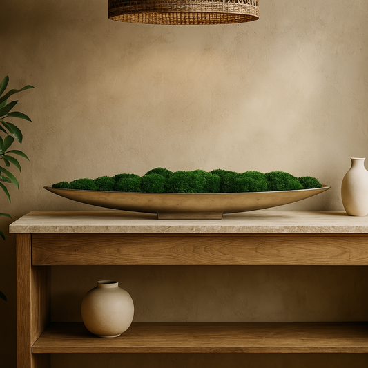 Silver Mecca Metal Moss Bowl
