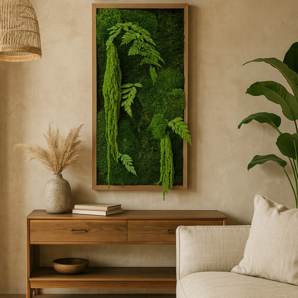 The Tropicana Moss Art Frame (One Piece)