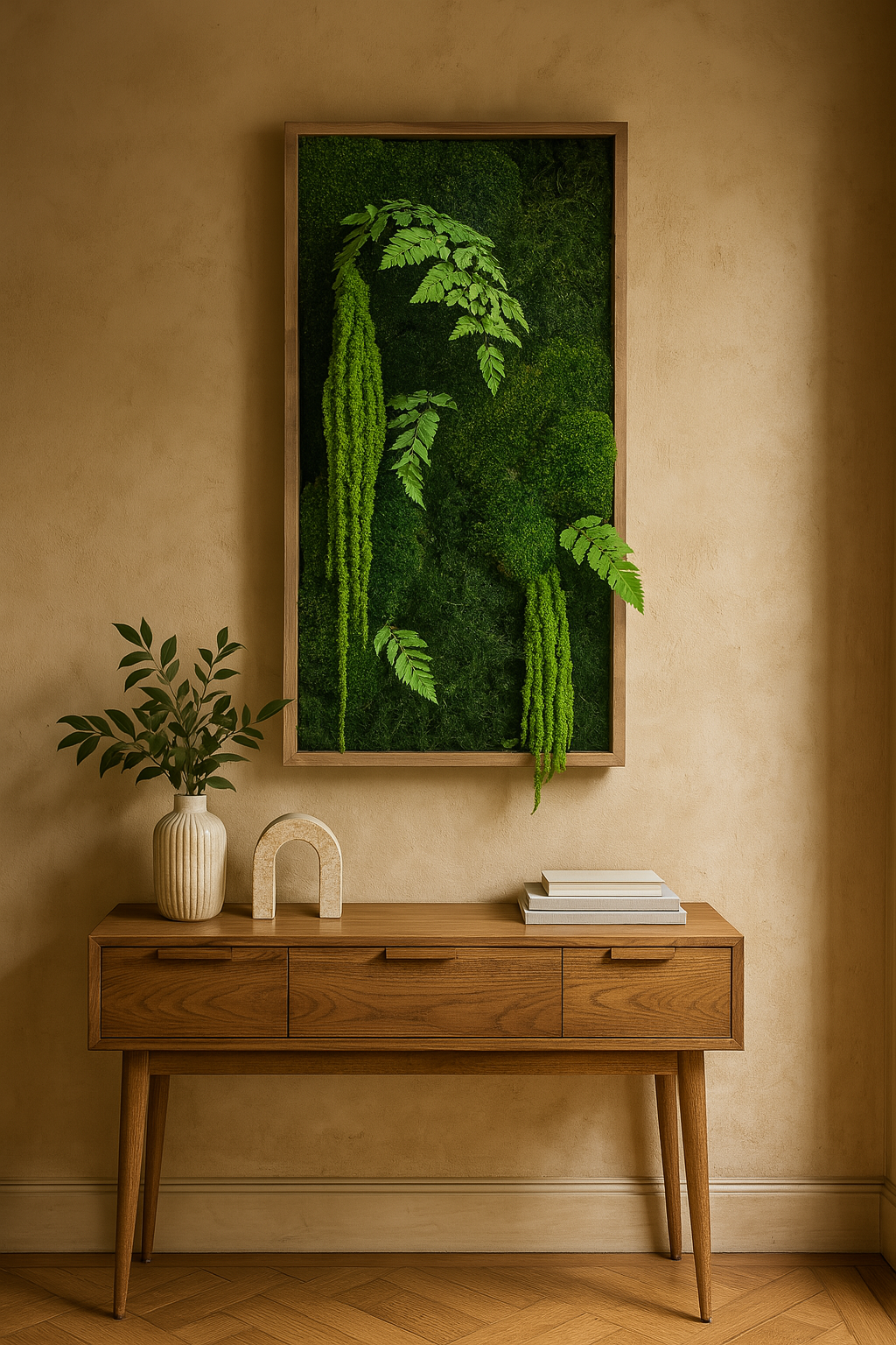 The Tropicana Moss Art Frame (One Piece)